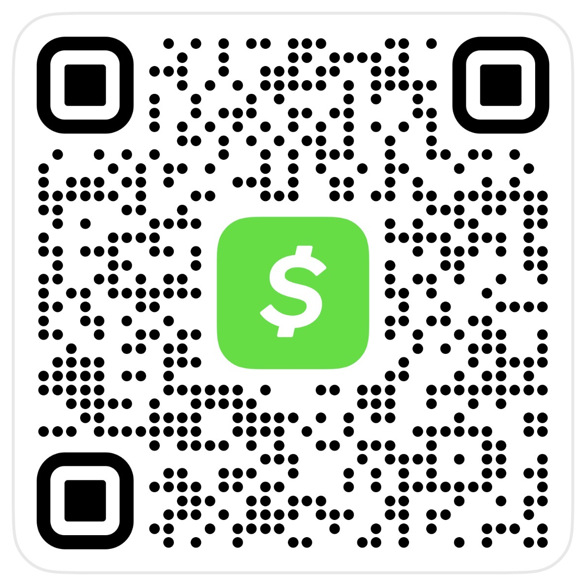 Receiving QR code for Cash App CashTag $AndersonLegacyLLC
